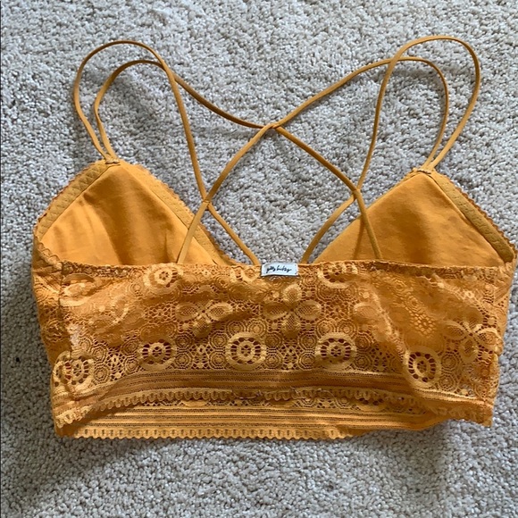 Hollister yellow bralette - Picture 2 of 2